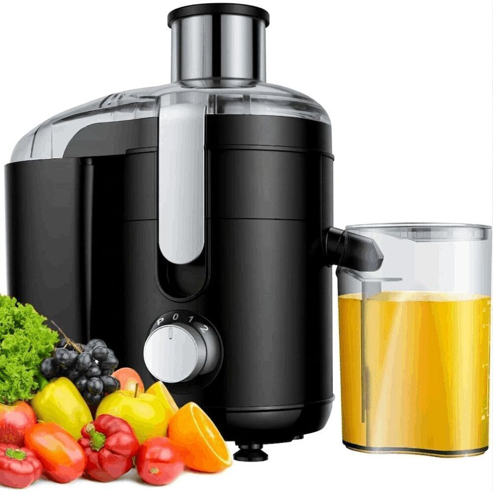 GDOR Centrifugal Juicer with Titanium Enhanced Cut Disc Dual Speeds Centrifugal